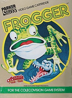 Frogger Colecovision Box